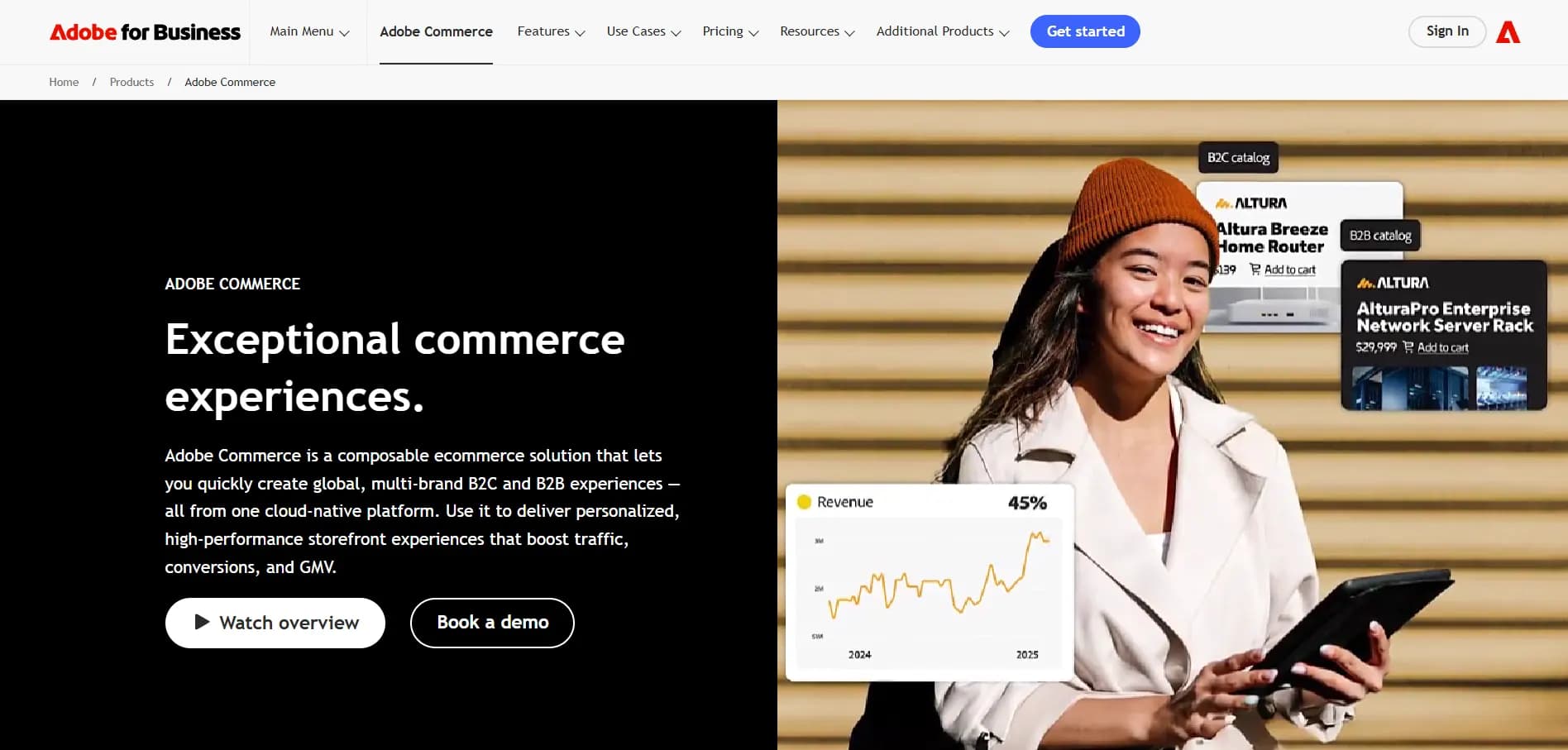 Adobe Commerce as a salesforce e-commerce tool for enterprise-level brands